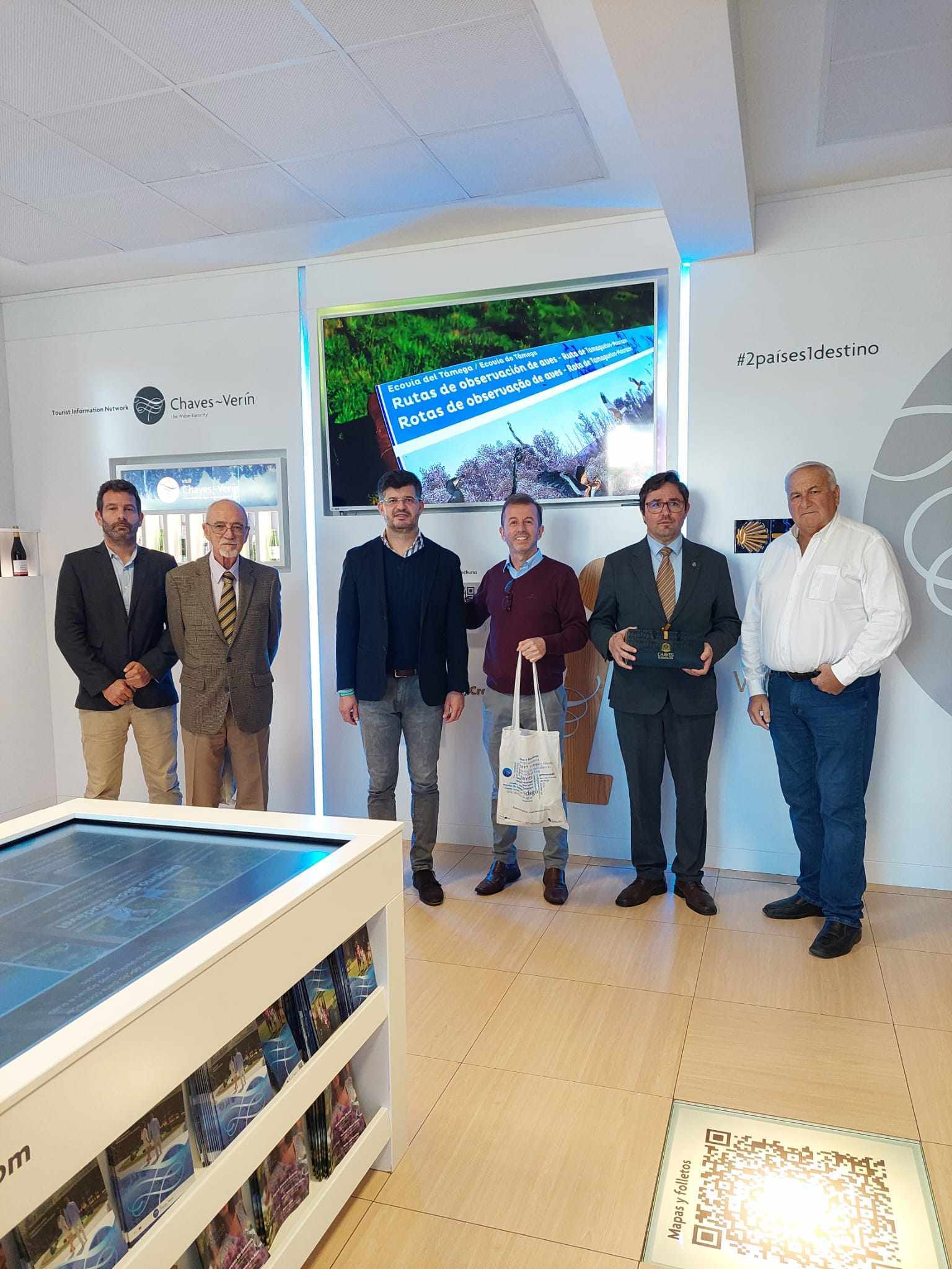 A Eurocidade Chaves-Verín recebe autoridades da fronteira mais austral do mundo em missão interna...