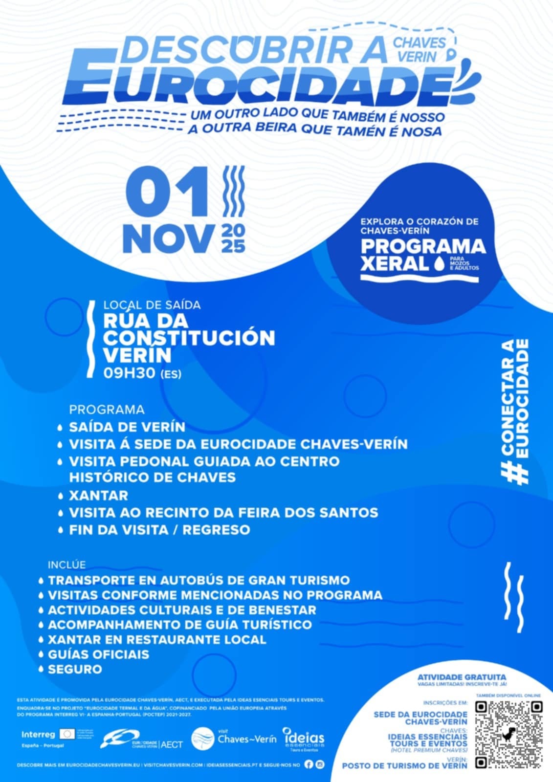 Ação social destinada à população de Verín decorre na Feira dos Santos 